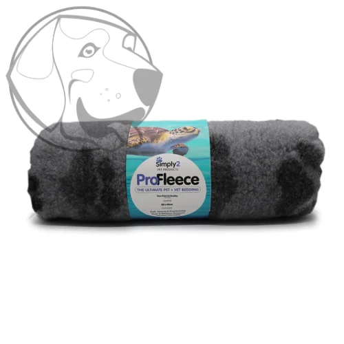 Originál VetBed deka pro psa šedá- packy šedá / černá, DELUXE / protiskluzová, 150 cm x 100 cm