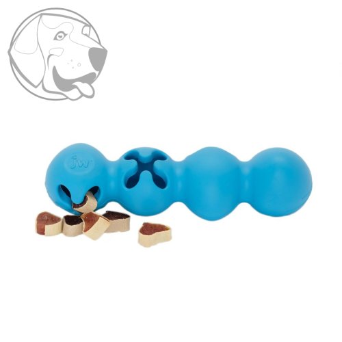 JW Housenka na pamlsky - Caterpillar - červená  SMALL/MEDIUM 15 cm