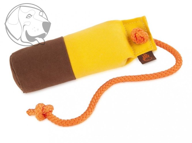 Firedog Long-throw dummy marking 250 g žlutý / hnědý