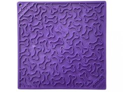 SodaPup Lízací podložka kostičky – 20x20cm / fialová