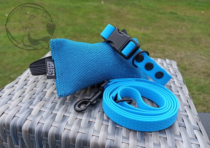 Startovací HEXA sada - Barva obojek, vodítko, pešek: růžová, šíře obojků a vodítek: obojek 20 mm/ 150 cm - 20 mm