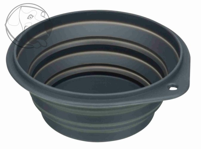 Cestovní silikonová miska sklapovací 0,5 l/14 cm - TRIXIE - Barva misky: červená