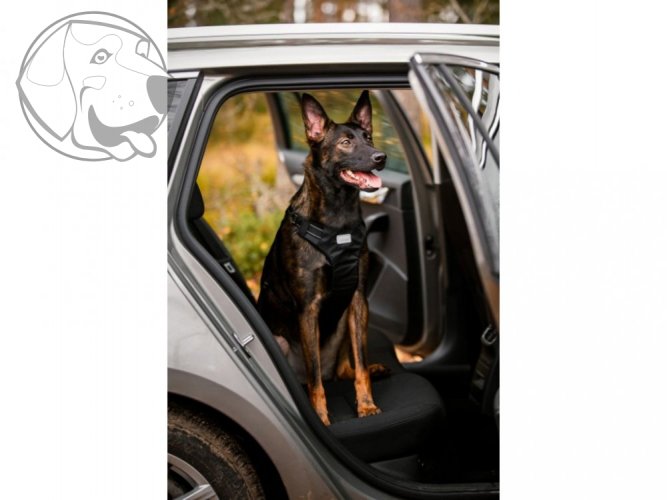 Bezpečnostní postroj do auta pro psa Rukka - Velikost postroje: M