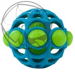 JW Pískací míček Arachnoid Medium - Barva: Růžová