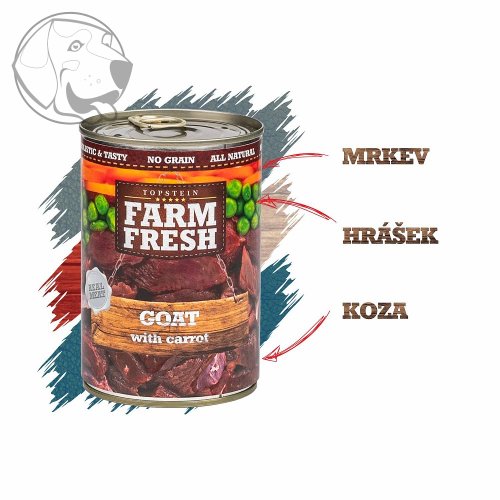 Farm Fresh Goat  with Carrot 400 g / koza s mrkví