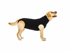 Pooperační ochranné oblečení pro psa černé