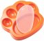 PetDreamHouse zpomalovací miska Paw 2 v 1 Mini – oranžová