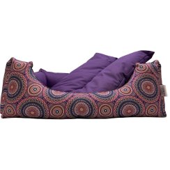Pelech pro psy Mandala 60cm x 50cm x 20cm s polštářem