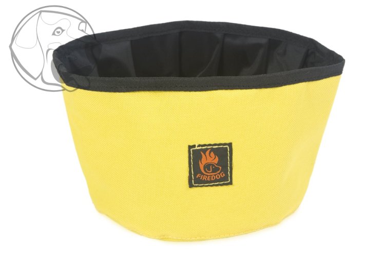 Firedog Cestovní miska 2,0 L žlutá