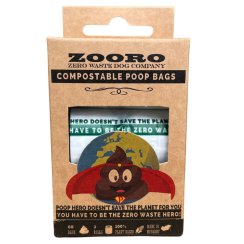 Zooro Kompostovatelné sáčky na hovínka 60 ks