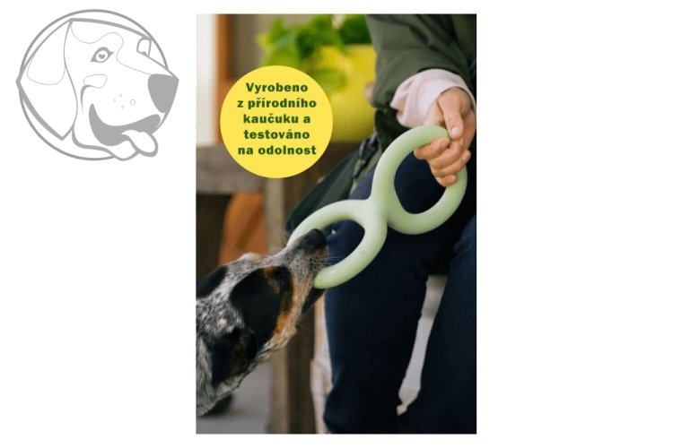 Earth Rated Tug Toy Přetahovadlo – S / 22,6 cm