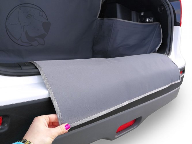 Ochranný kryt pro přepravu psů Kardibag Protect Plus s překrytím - černý L