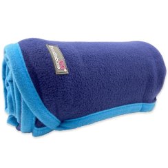 Doodlebone Měkká deka Fleece Blue 150 cm x 100 cm