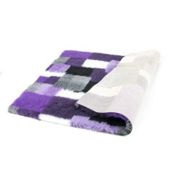 Originál VetBed deka pro psa DELUXE/ Patchwork - lila / protiskluzová, 150 cm x 100 cm