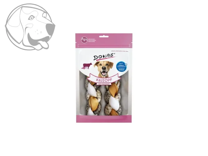 Dokas Copánky z hovězí a rybí kůže 120 g