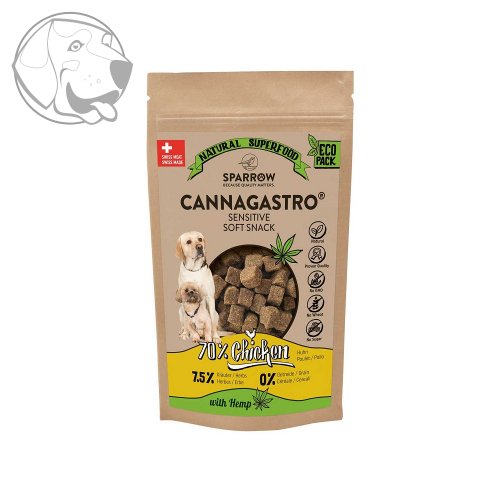 SPARROW Dog CannaGastro® Snacks Chicken 200g