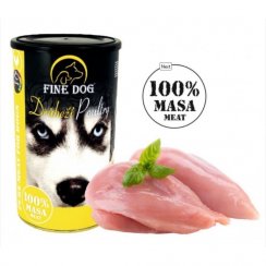 FINE DOG 1200g DRŮBEŽÍ 100% MASA