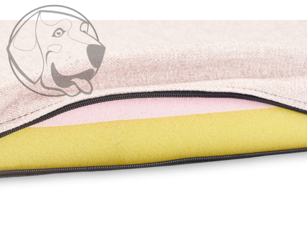 ORTOPEDICKÁ MATRACE pro psa - ŠEDÁ 120 cm x 80 cm