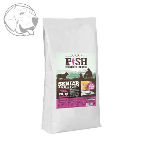 Fish Crunchies for dogs Senior and Light 5 kg