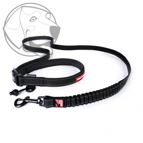 EZYDOG VODÍTKO ROAD RUNNER LEASH™ - black / 210 cm