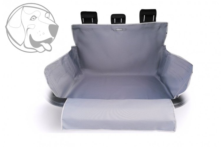 Ochranný kryt pro přepravu psů Kardibag Protect Plus s překrytím - šedý M