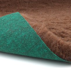 Vetbed green / BROWN 150 x 100 cm, vlas 35 mm / bez protiskluzu