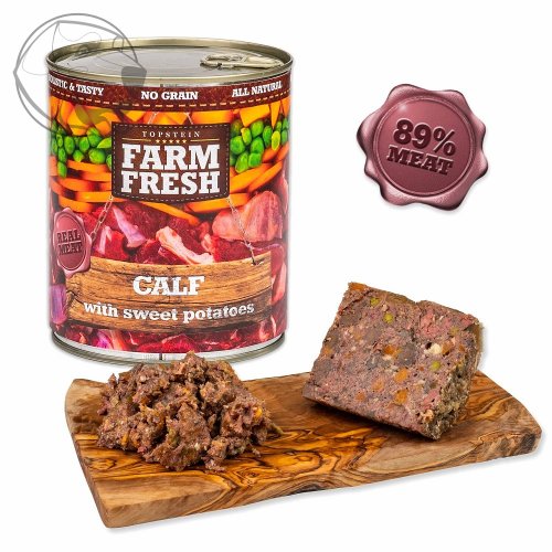 Farm Fresh Calf with Sweet Potatoes ( telecí maso s mrkví) 400 g