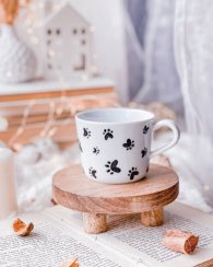 Originální porcelánový hrneček ,, psí packy" 240 ml