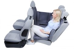 Ochranný kryt pro přepravu psů Anti Slip s bočnicemi na zip /  S -123cm x 154cm