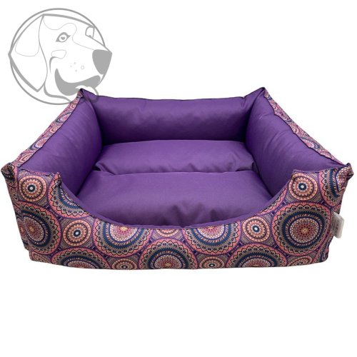 Pelech pro psy Mandala 60cm x 50cm x 20cm s polštářem